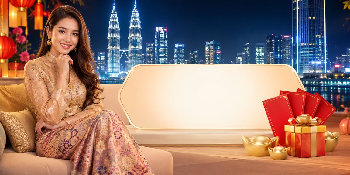 Festive red bonus atmosphere in Kuala Lumpur with a Malaysian style for ae111 users